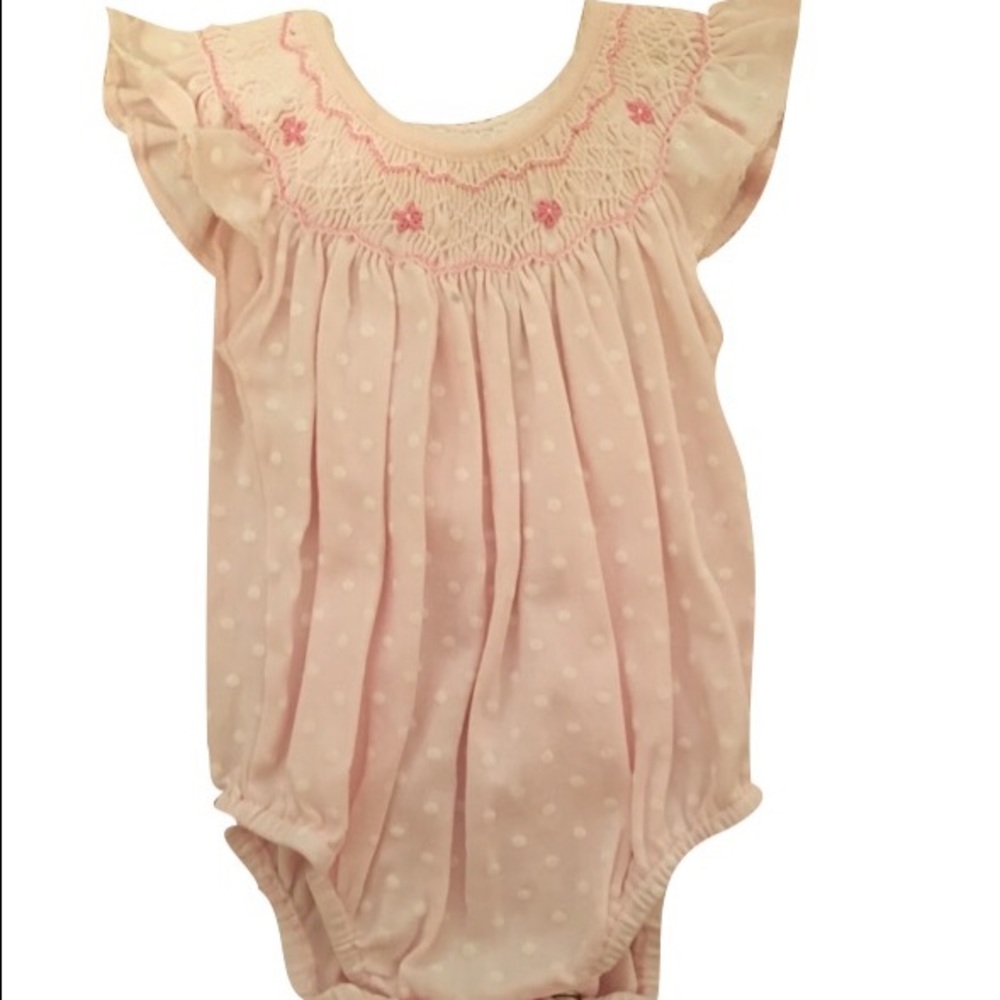 Magnolia Baby smocked baby girls bubble