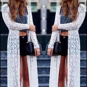 Floor length outer wear