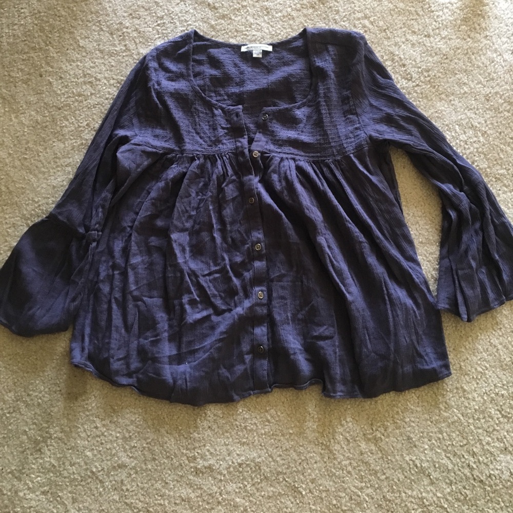 Purple American Eagle babydoll top!