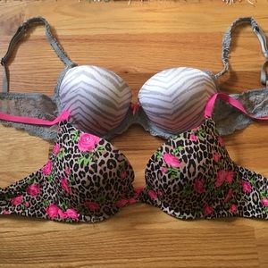VSPink Animal Print Bras