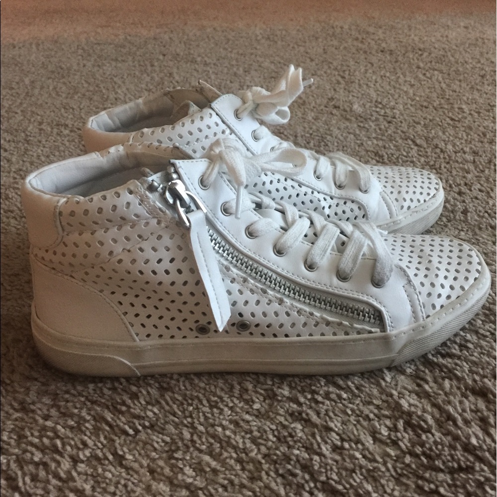 Cute white high tops!