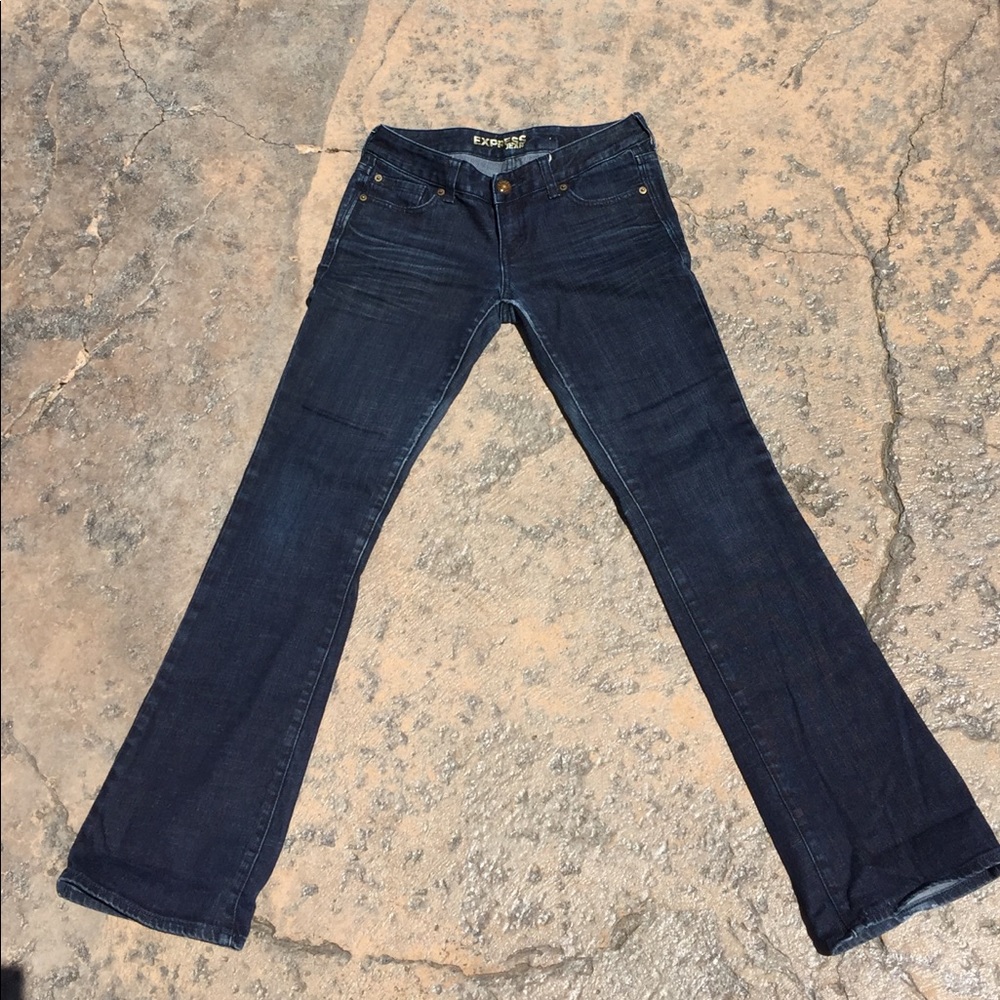 Bootcut express jeans size 2r.