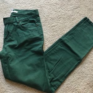 BCBGENERATION hunter green skinny jeans