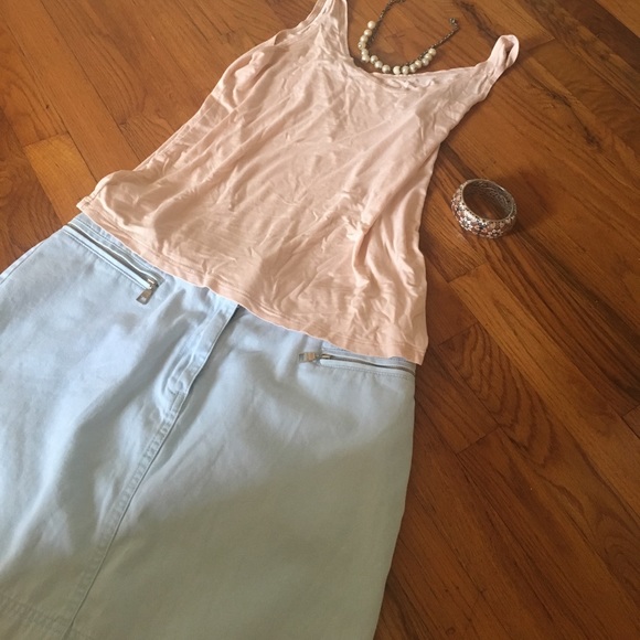 Limited light blue denim skirt - Picture 1 of 3