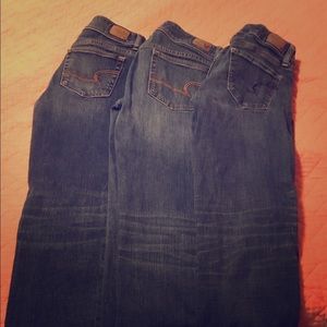 3 pairs American Eagle Skinny Jeans