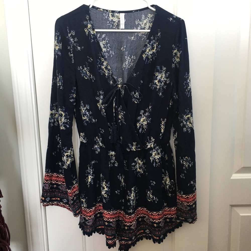 Flowy Bell Sleeve Romper