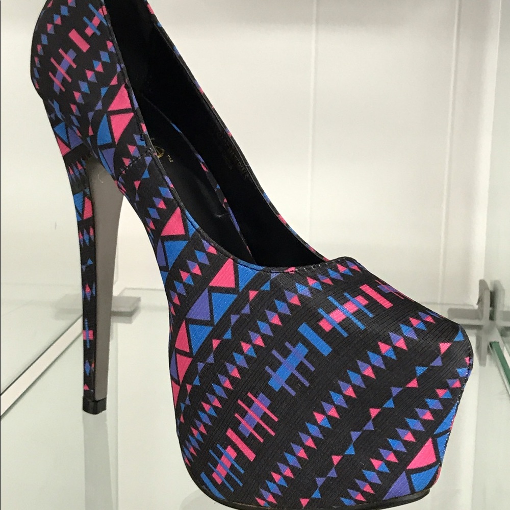 New Printed high heels