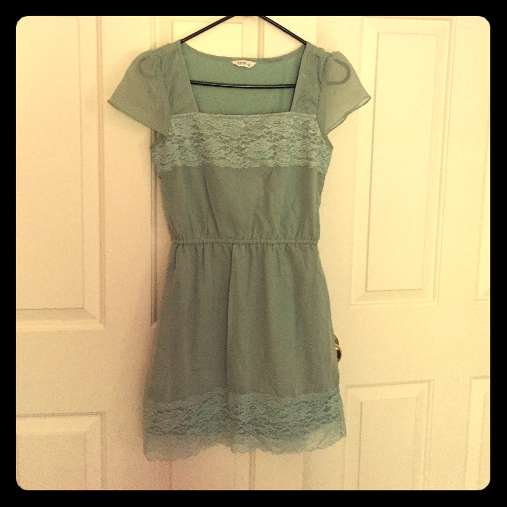 Teal dress