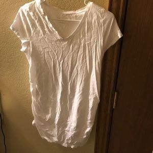 White Liz Lange maternity shirt