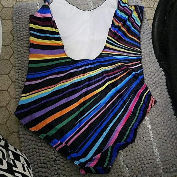 Plus Size sexy multi color MONOKINI SWIMSUIT - Picture 2 of 6