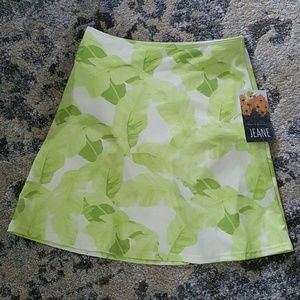 Kortni Jeane small neon palms swim skirt