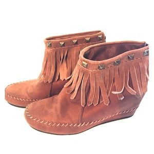 Wedge Moccasin Bootie