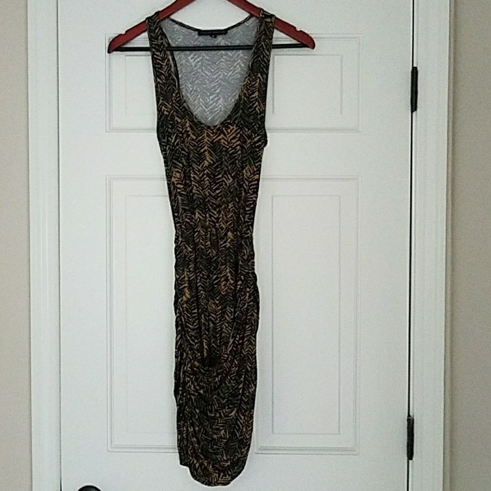 Liquid new york dress , size small, multi color