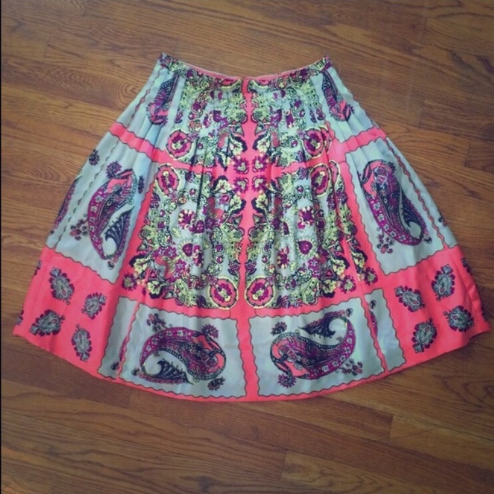 Silk J. Crew skirt