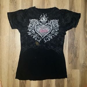 Sinful Small Love Guns tee