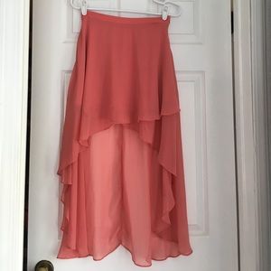 High low skirt