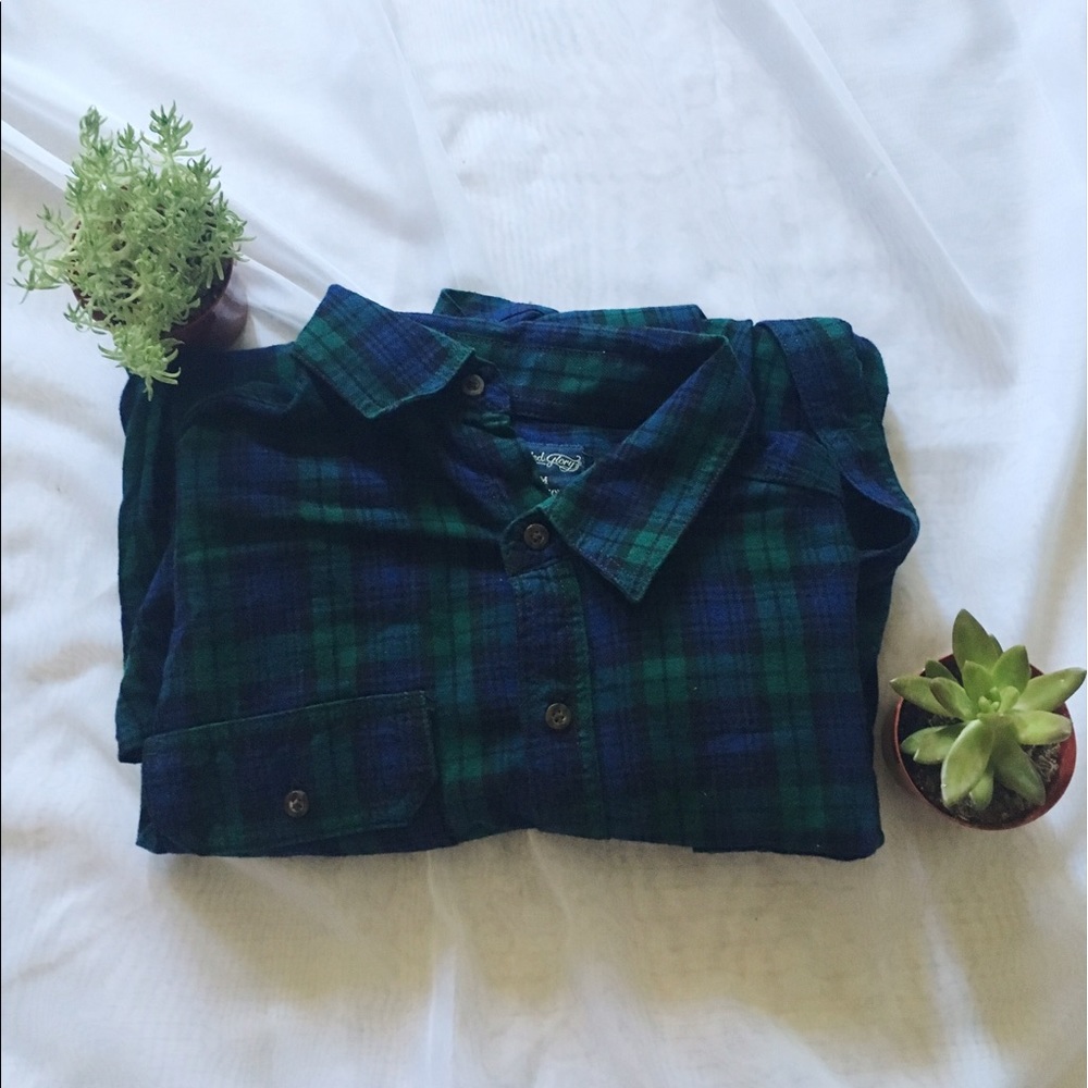 oversized vintage flannel