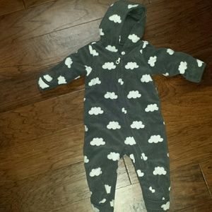 H&M Baby fleece coverall 2 to 4 month