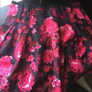Floral skirt, high quality sewn