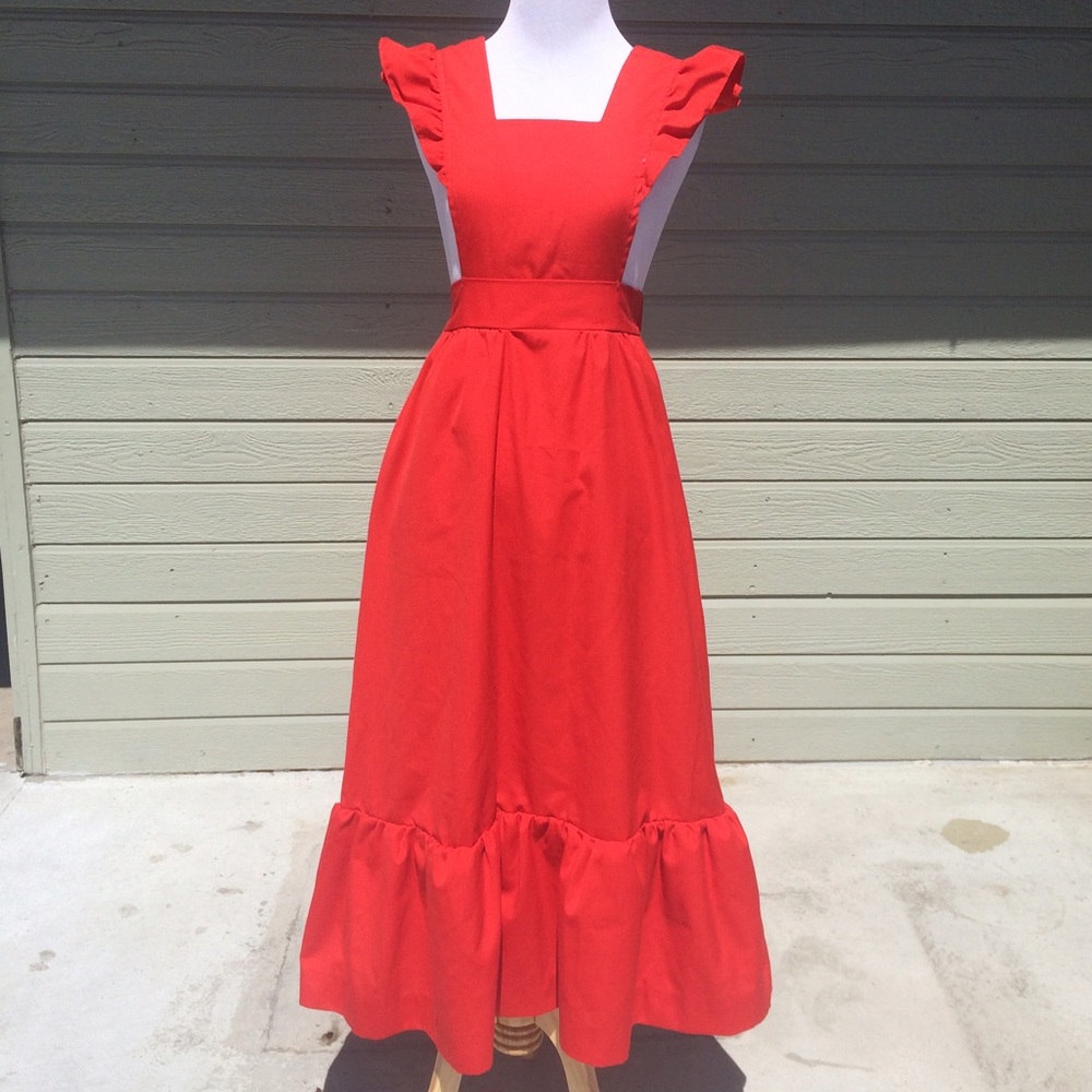 Bright Vintage Apron Dress