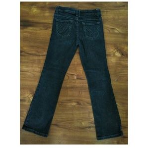 Arizona Girls Boot Cut Crystal Pocket Jeans