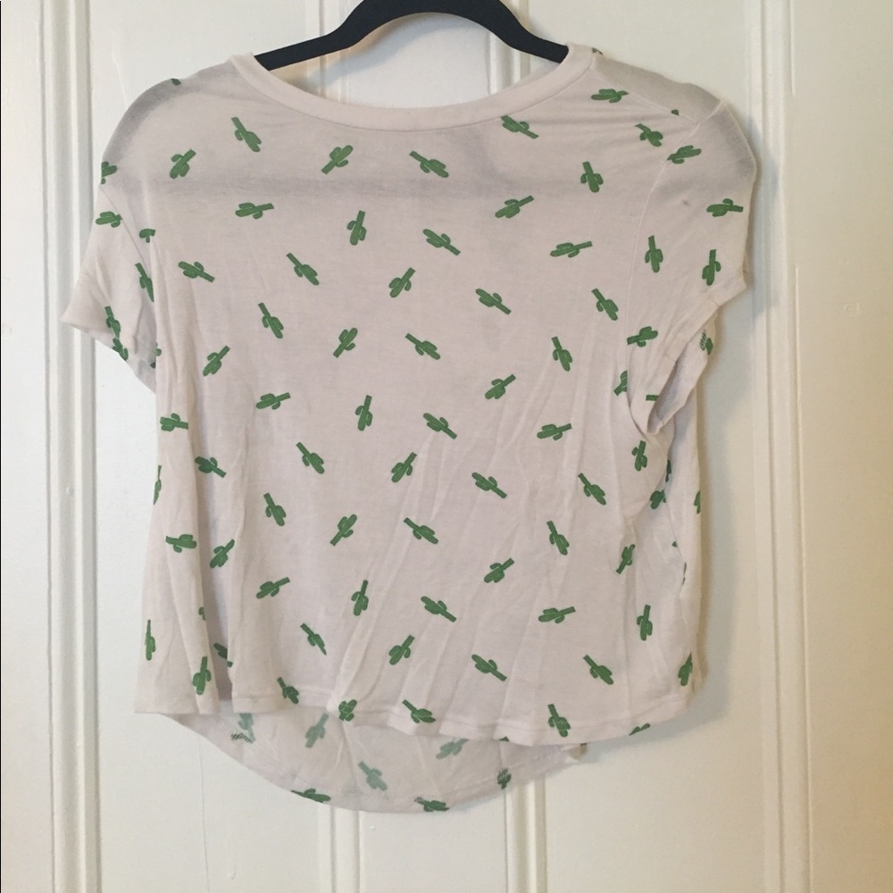 H&M Divided Cactus Print Crop Top