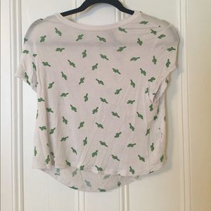 H&M Divided Cactus Print Crop Top