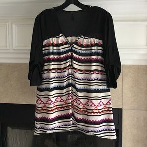 BCBGMAXAZRIA printed blouse