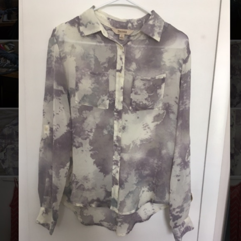SHEER MARBLED TOP