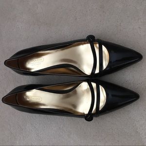 Coach patent leather shoes