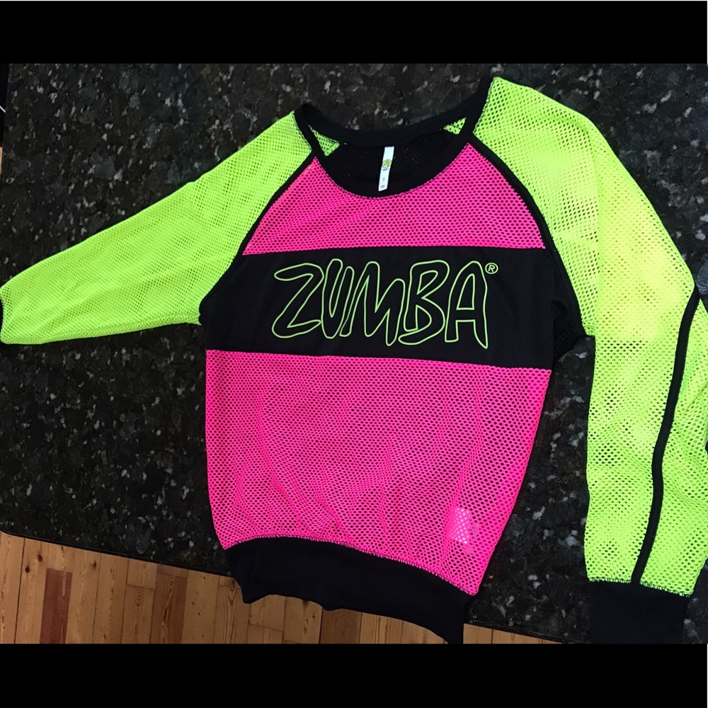 Zumba Fishnet Top/ Long-sleeved Shirt