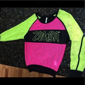 Zumba Fishnet Top/ Long-sleeved Shirt