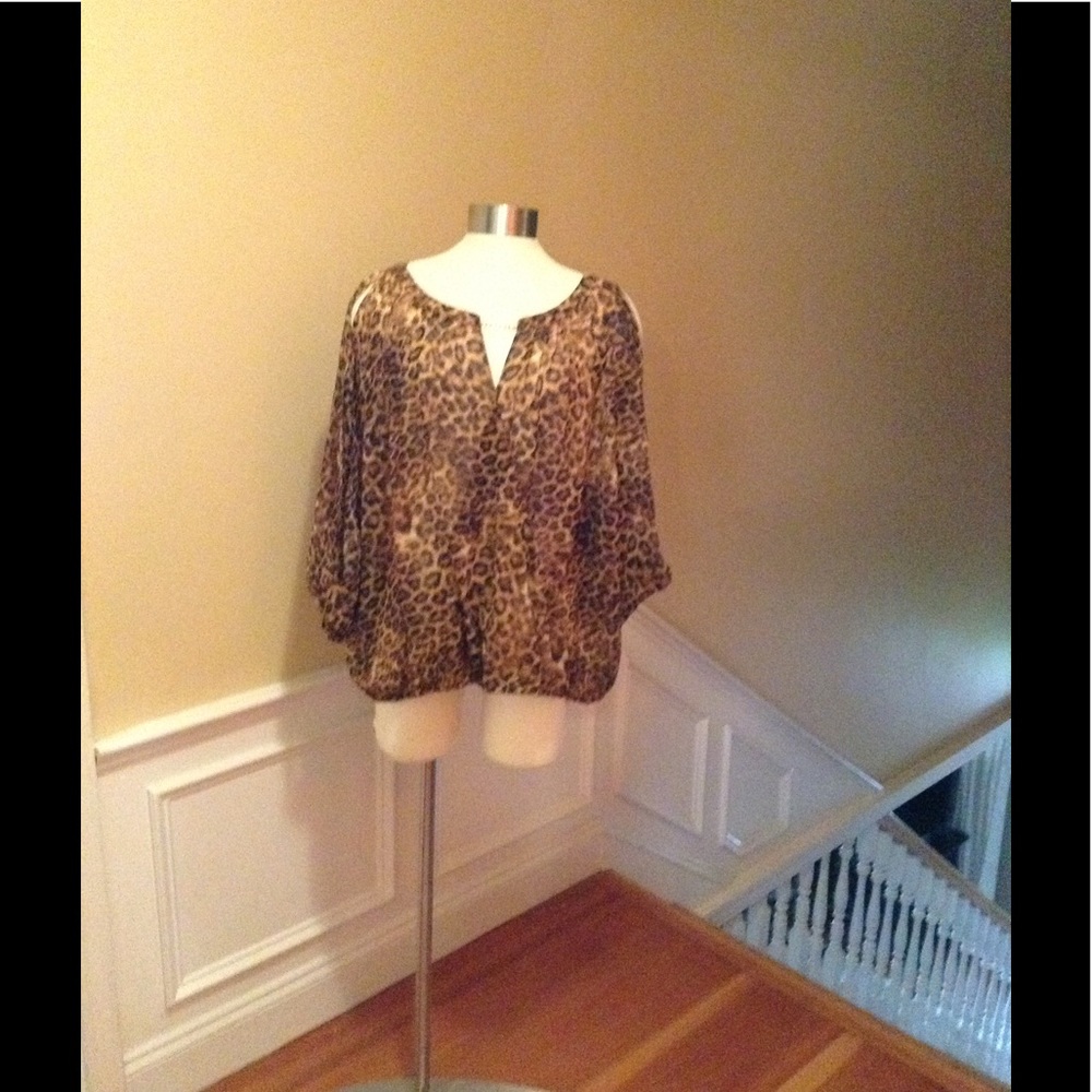 Cold shoulder blouse