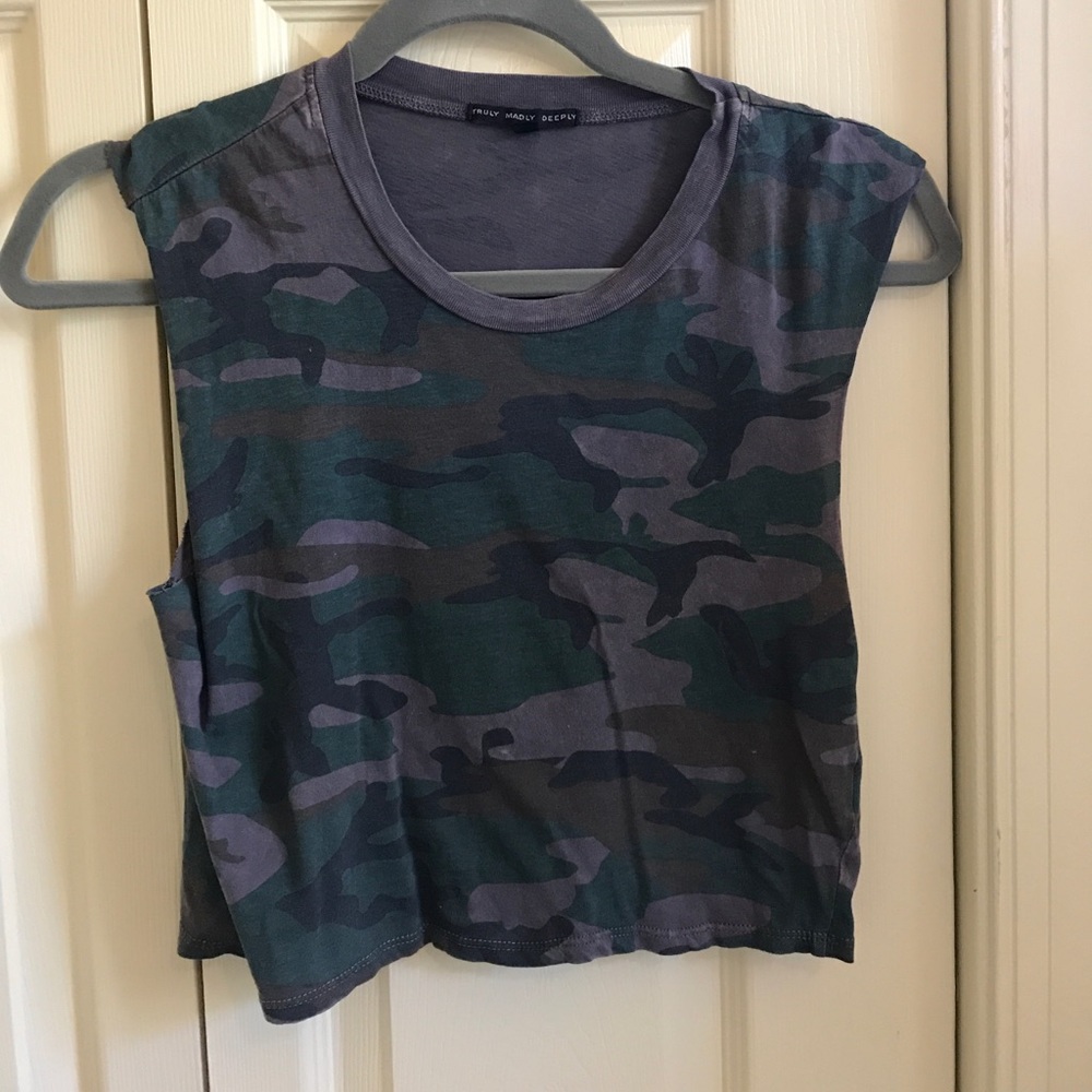 Camo crop top from urban