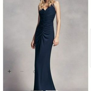 Vera Wang formal. Navy blue.