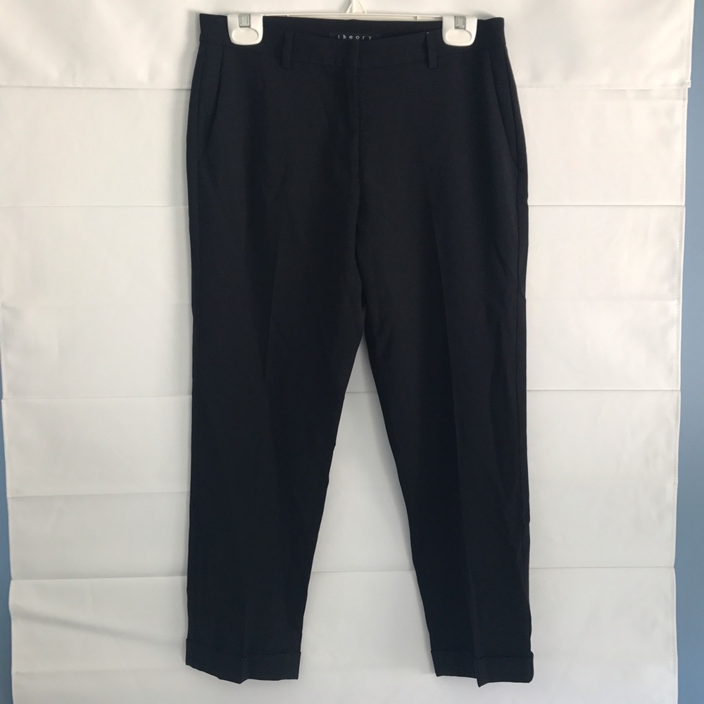 Theory cuffed capri pants