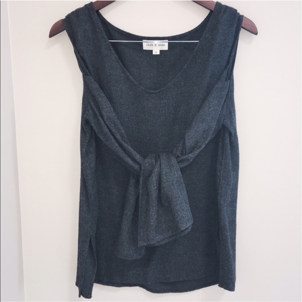 CLOTH & STONE Cold Shoulder Top