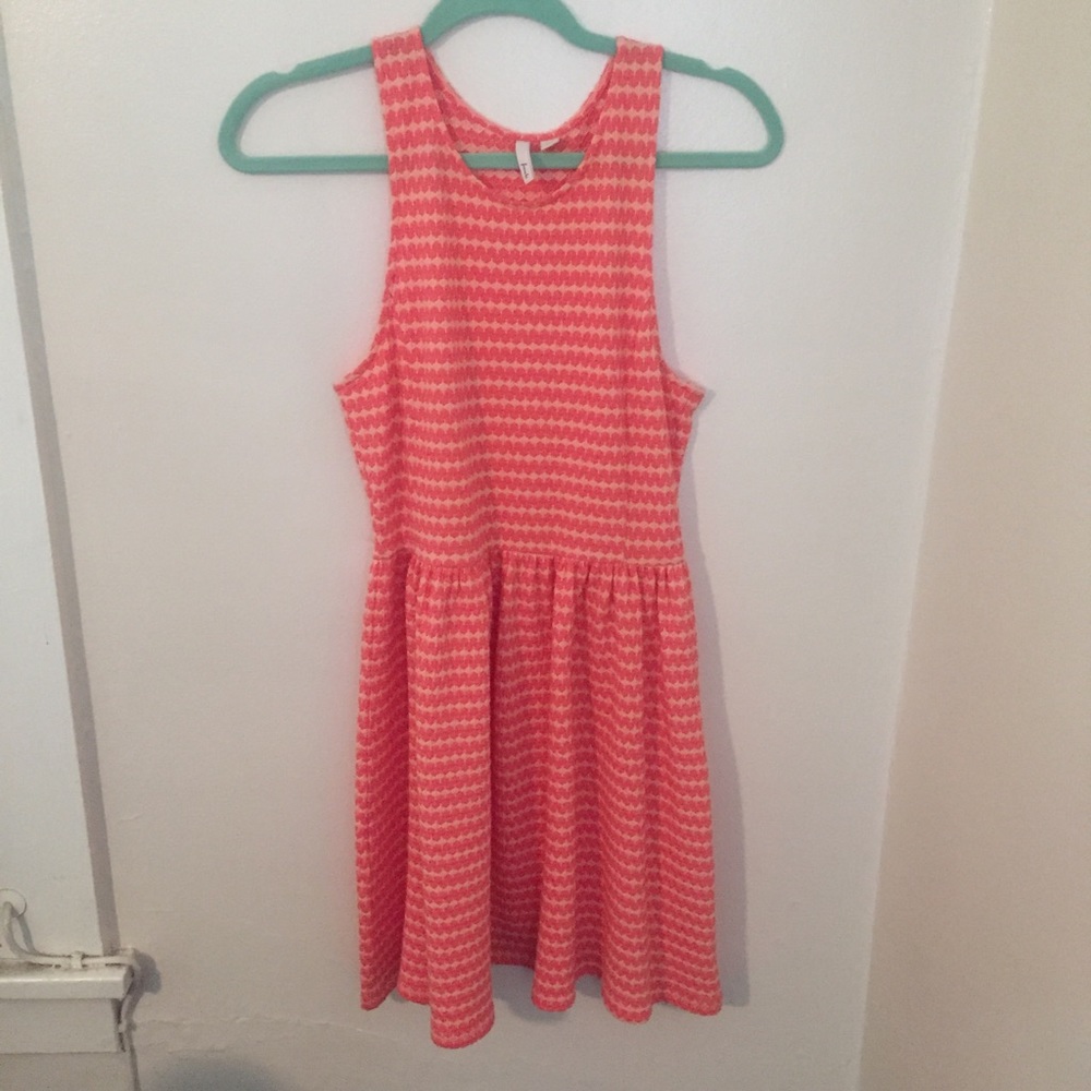 Adorable coral pink dress