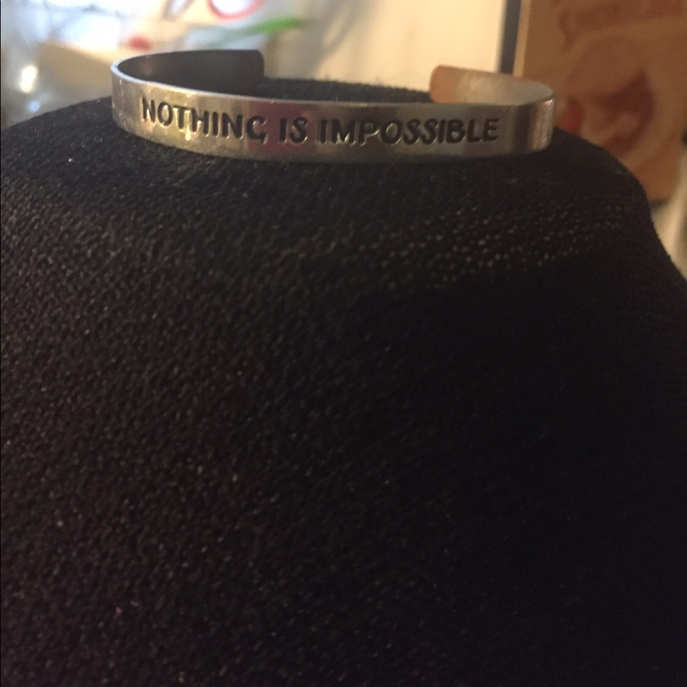 Beautiful stamped cuff.