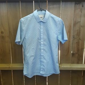ASOS men polka dot dress shirt