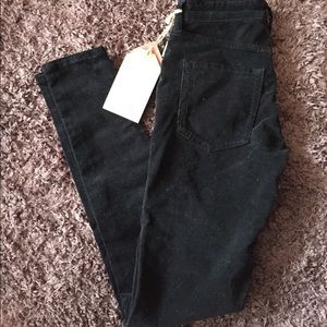 FC black corduroy slim fit