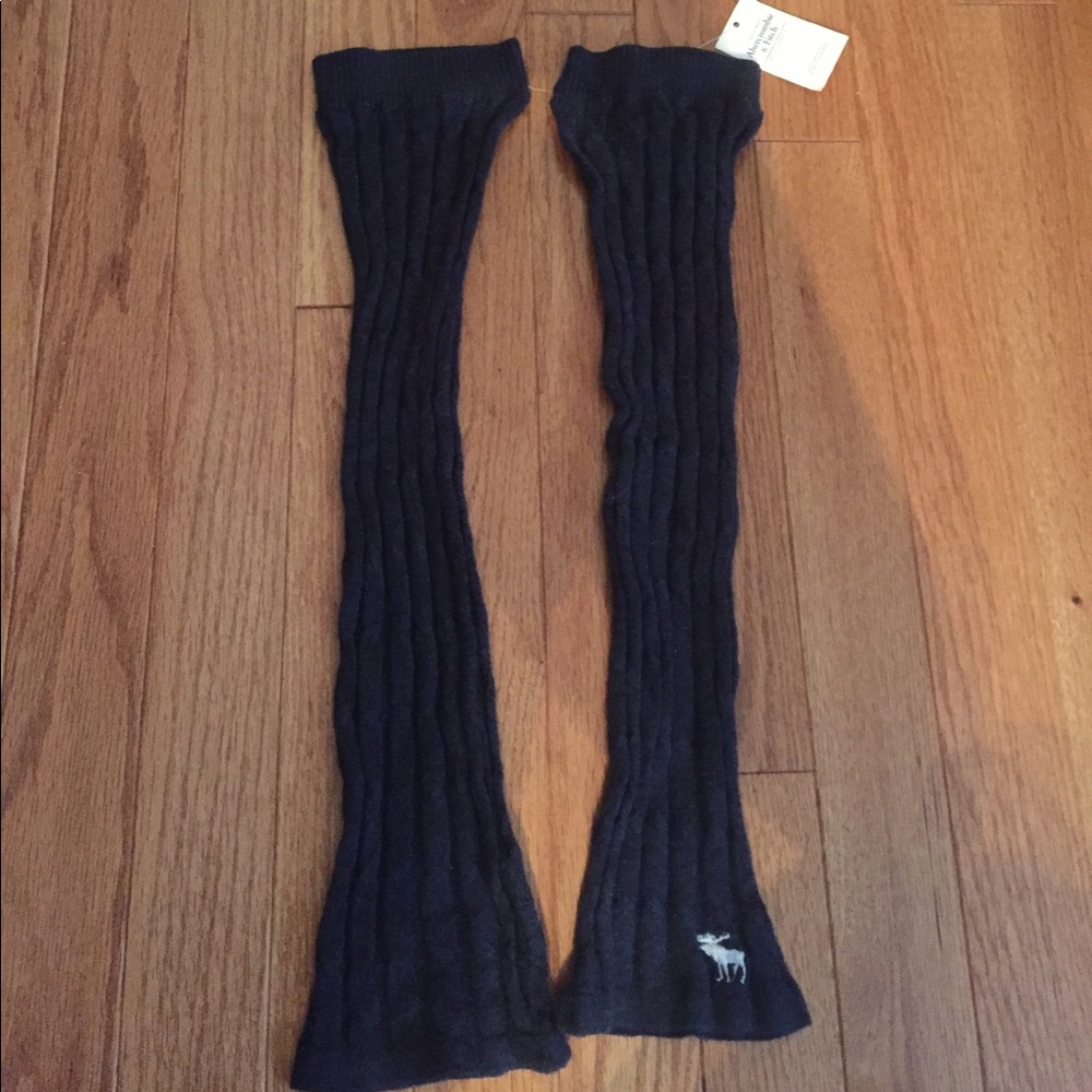 ABERCROMBIE & FITCH Navy boot socks