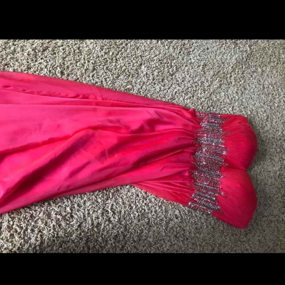 Pink prom dress
