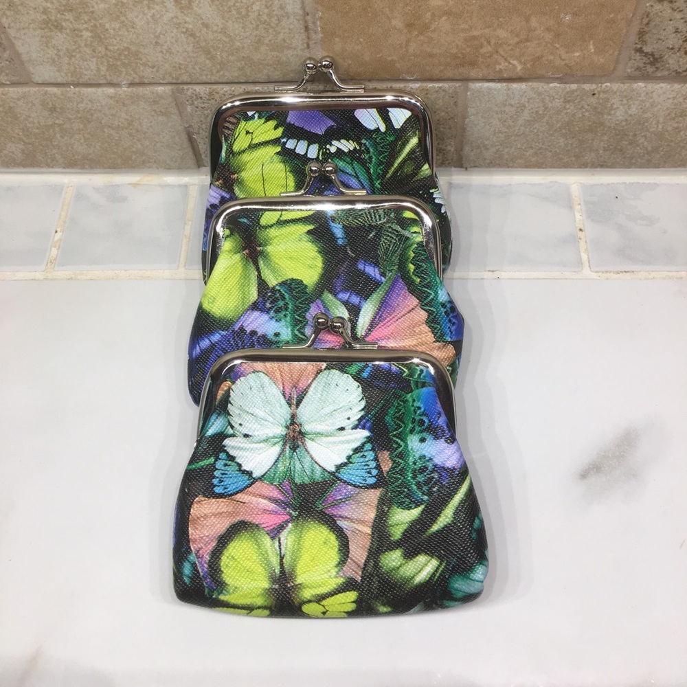 brand new  butterfly coin purse