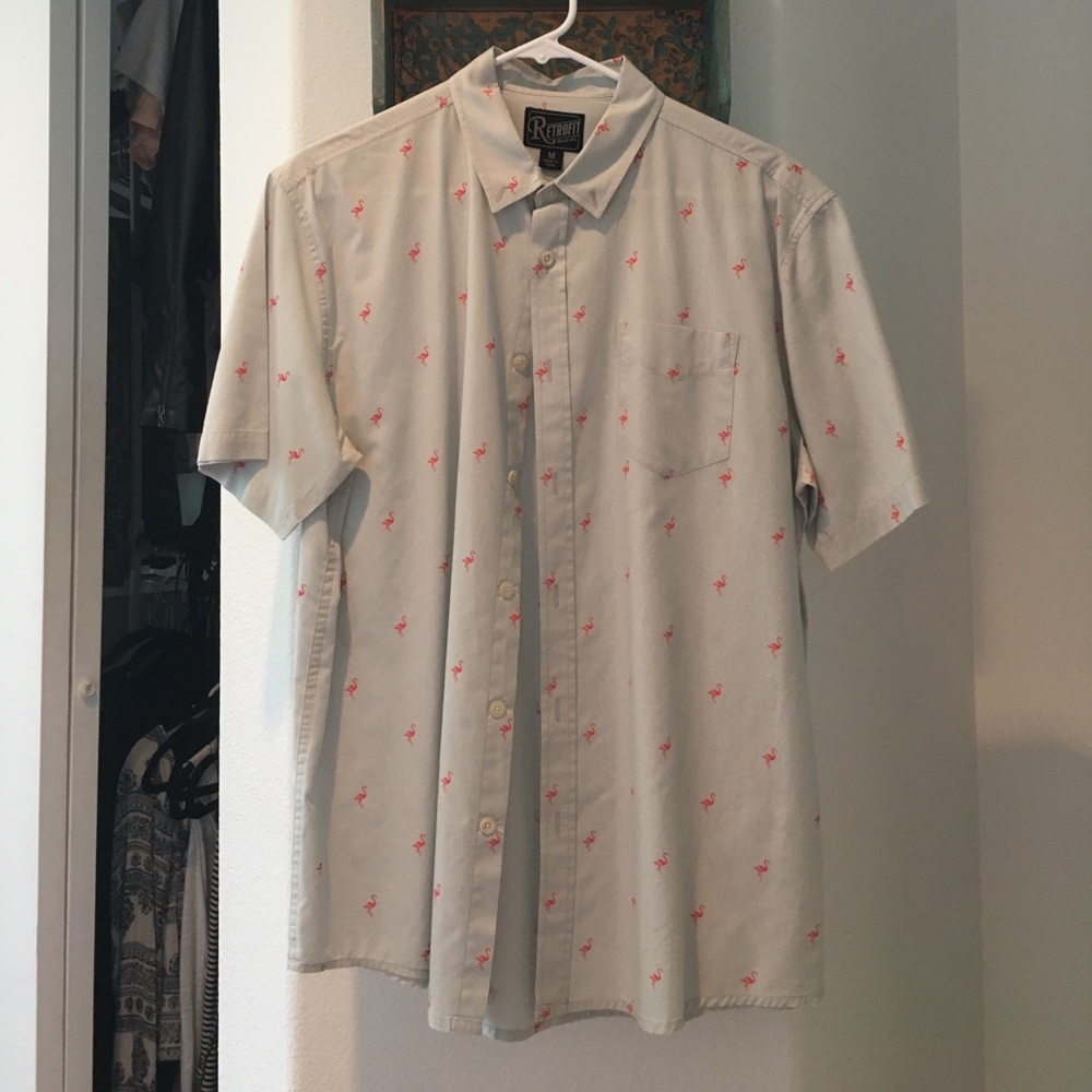 Flamingo buttondown