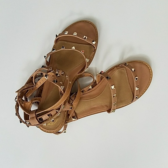 Studded Multi Strap Flat Gladiator Sandal - Picture 3 of 4