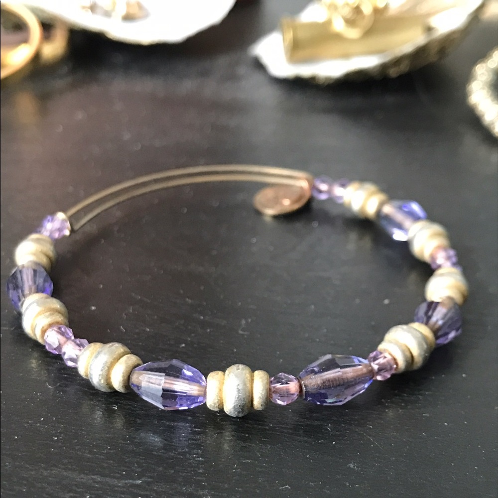 Alex and Ani beaded Bangle