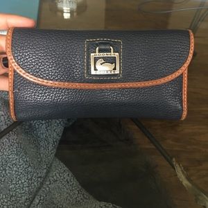 Dooney and Bourne Navy leather wallet
