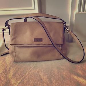Kate Spade Beige Satchel/Crossbody Bag
