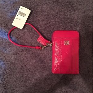 Coach Pink Wristlet